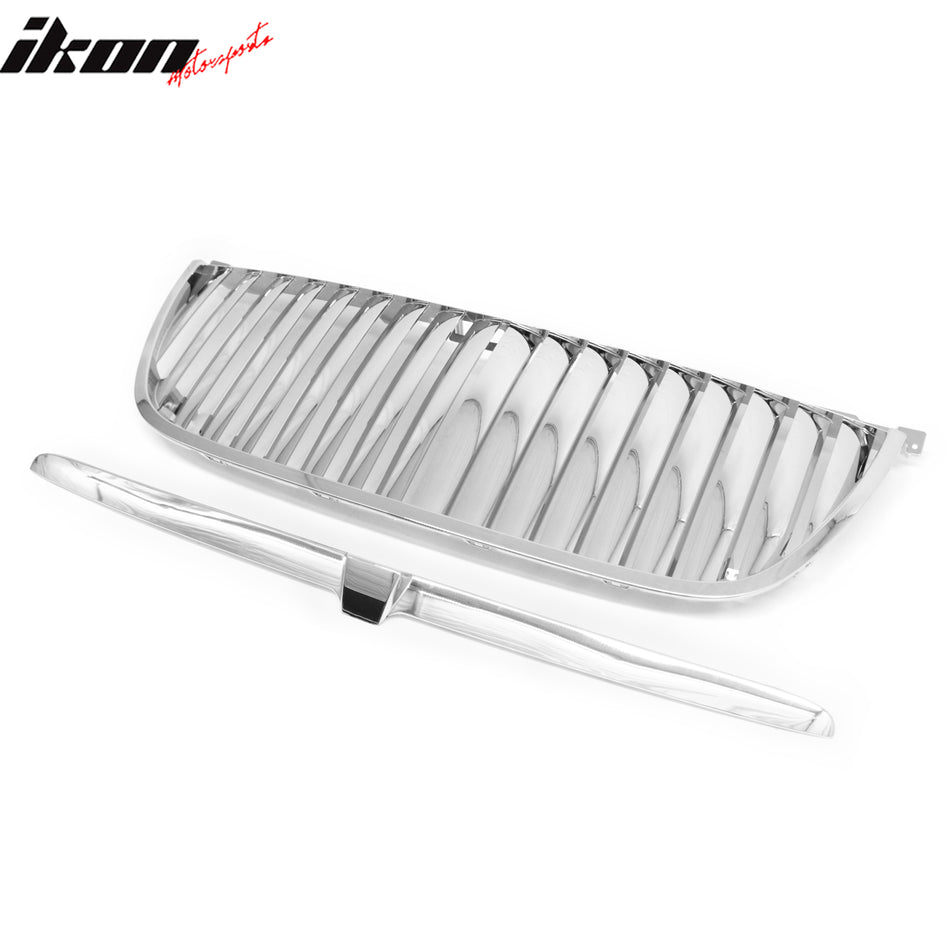 Fit 2007-2014 GMC Yukon Front Upper Grille Vertical Style