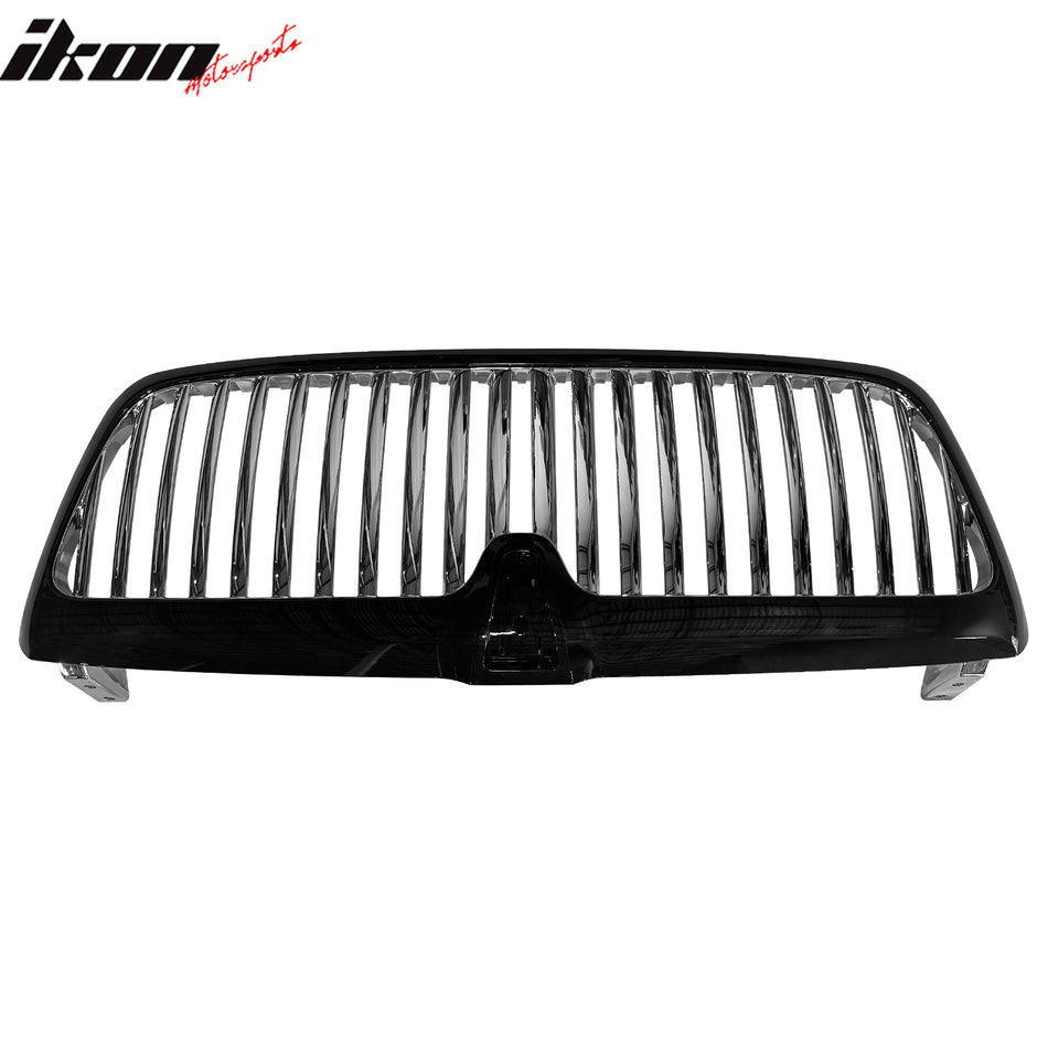 2003-2006 Lincoln Navigator OE Style Black Frame Front Upper Grille