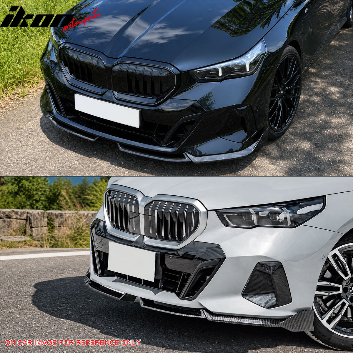 Fit 2024-2026 BMW G60 5-Series 530 540 550 & i5 MP Style Front Bumper Cover