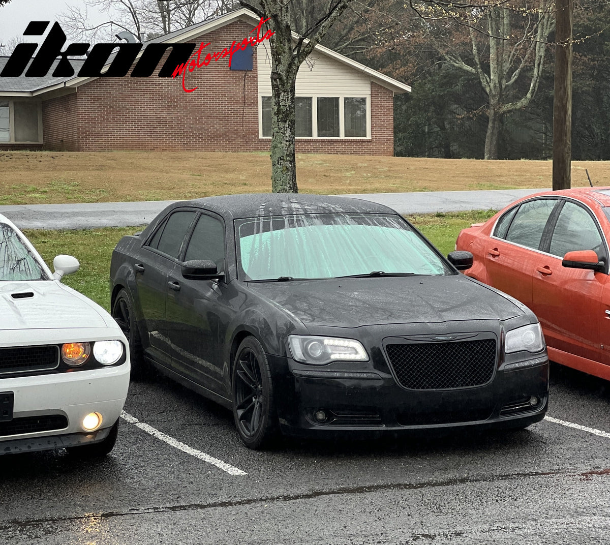 IKON MOTORSPORTS Front Bumper Cover Compatible With 2015 2023 Chrysler 300 S Models Without Parking Sensors Front Bumper Conversion Direct Replacement 2016 2017 2018 2019 2020 2021 Ikon Motorsports