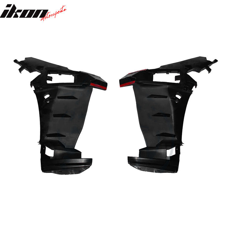 Fits 19-22 BMW G20 M3 Style Front Rear Bumper for Retangular Tips + Side Skirts