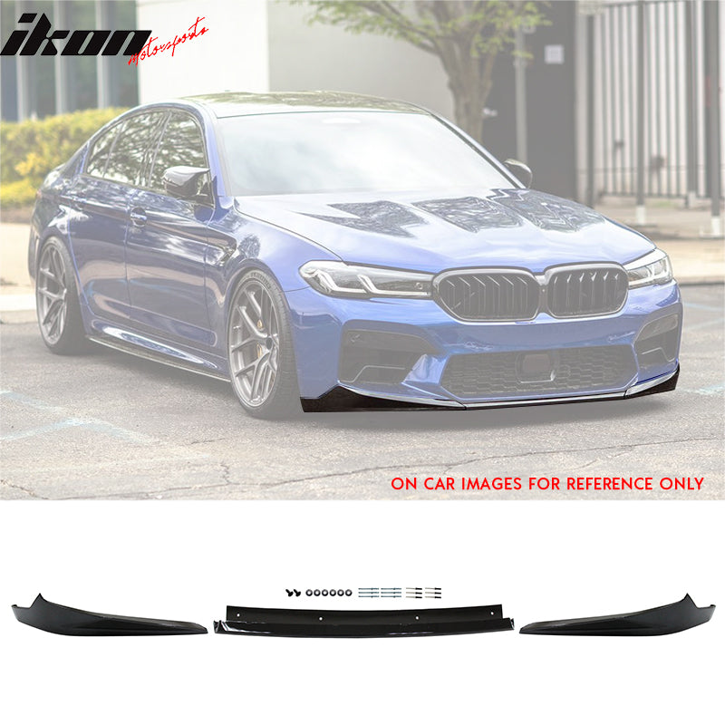 For 21-23 BMW G30 5-Series M5 Style Front Bumper Cover W/ Sensor Hole +Front Lip