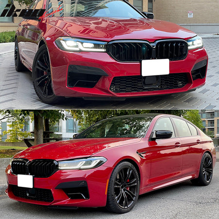 Fit 2021-2023 BMW G30 5 Series 530 Front Bumper Cover M5 Style