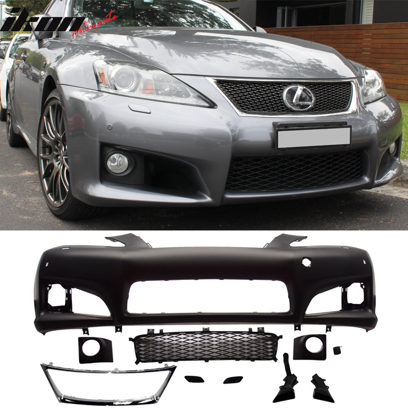 2010-2012 Lexus IS250 IS350 ISF Style Front Bumper Cover With PDC Hole