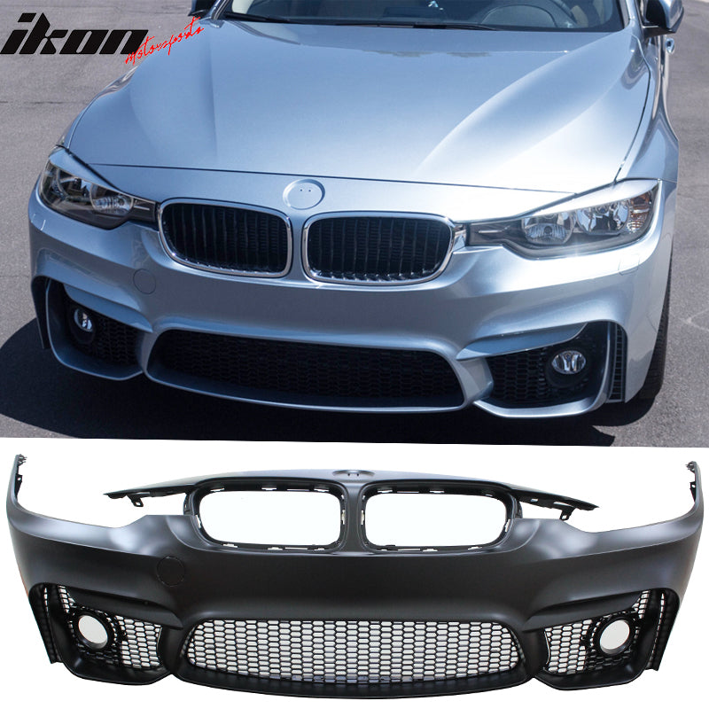 Fits 12-18 BMW F30 3Series M3 Front Bumper With Fog Cover