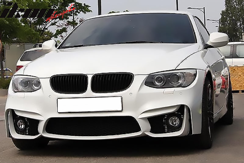 Fits 11-13 BMW E92 E93 LCI 3 Series M4 Style PP Front Bumper Conver W/Fog Lights
