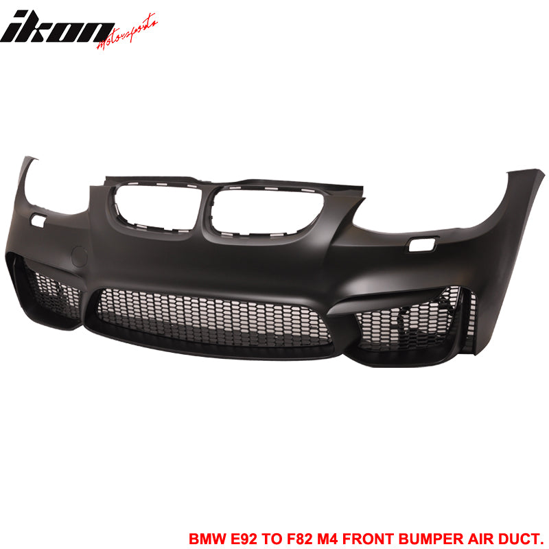 Fits 11-13 BMW E92 E93 3 Series Coupe LCI M4 Style Front Bumper Cover Conversion