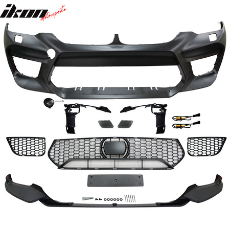 Fits 17-20 BMW G30 to M5 Style Conversion Kit Front Rear Bumpers Side Skirt Ext.