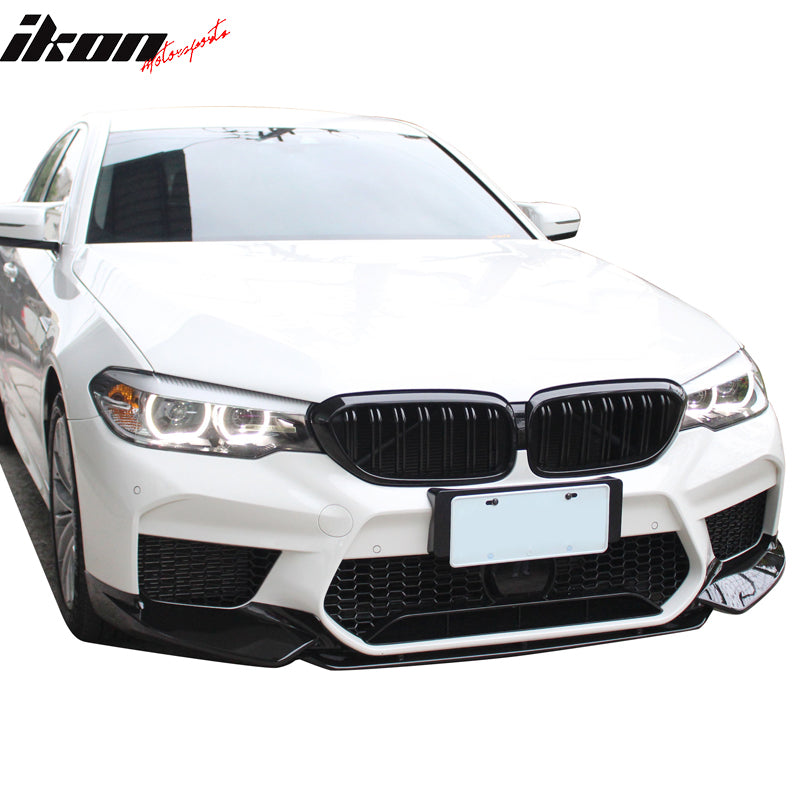Fits 17-20 BMW G30 Sedan M5 Style Front Bumper Cover w/ Lip & Fog Cover
