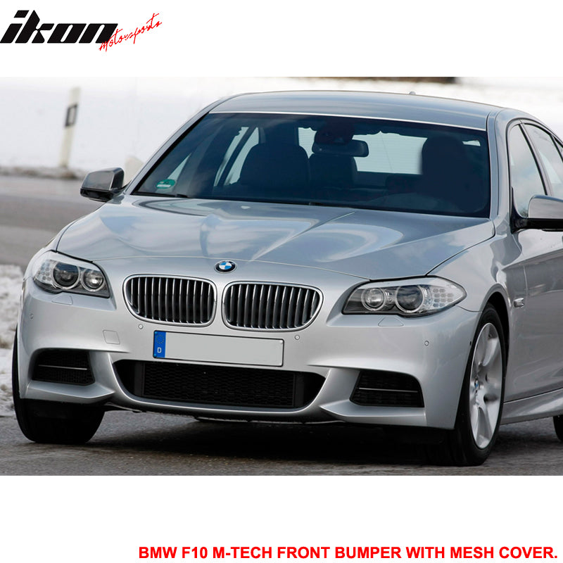 Fits 14-16 BMW F10 LCI Mtech Front Bumper + Rear Bumper W/ Twin Outlet
