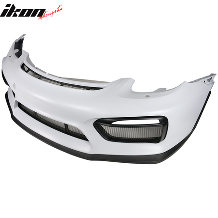 Fits 13-16 Cayman Boxster GT4 Style Front Bumper Cover + Fenders + Rear Diffuser