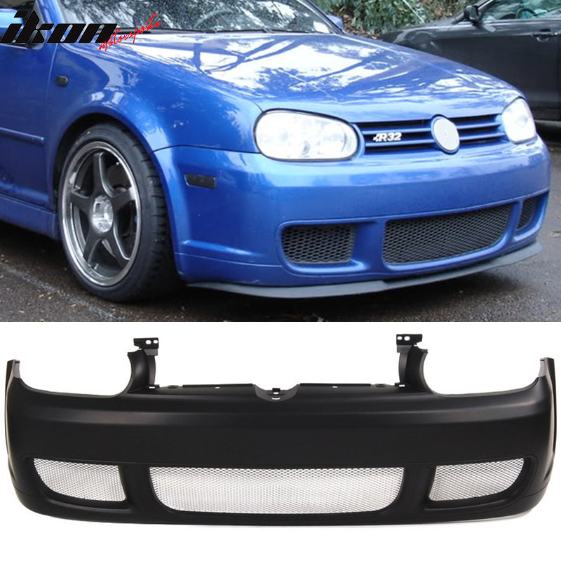1999-2005 Volkswagen Golf MK4 R32 Style Unpainted Front Bumper Cover