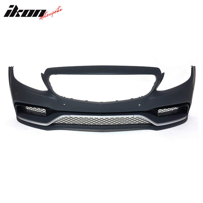 Fits 15-18 Benz W205 C-Class C63 AMG Style Front Bumper Cover Conversion Kits PP