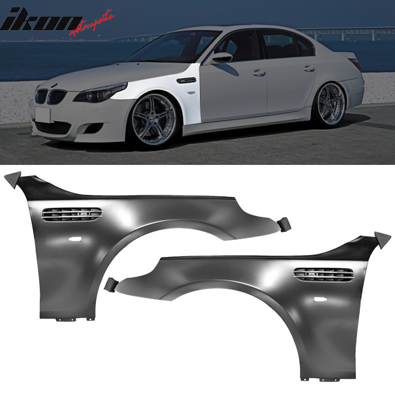 2004-2010 E60 5 Series 4dr Wagon M5 Style Metal Fender with Side Vent