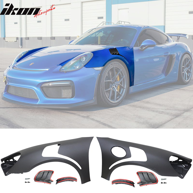 2014-2016 Porsche 981 Cayman & 13-16 Boxster GT2-RS Style Front Fender