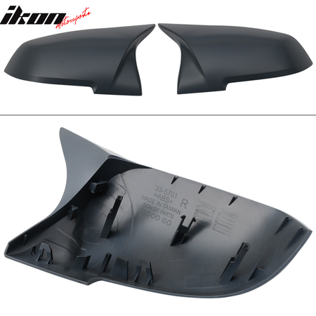 Fits F30 M3 M4 Style Mirror Cap Cover Matte Black 12-Up 1 2 3 4 Series 10-Up X1