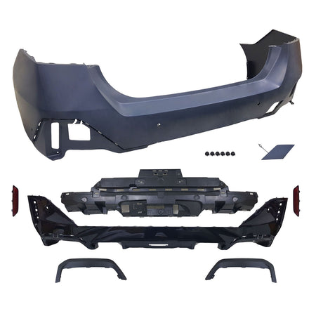 Fits 24-26 BMW G60 5-Series Sedan & i5 M Sport Style Rear Bumper Conversion PP