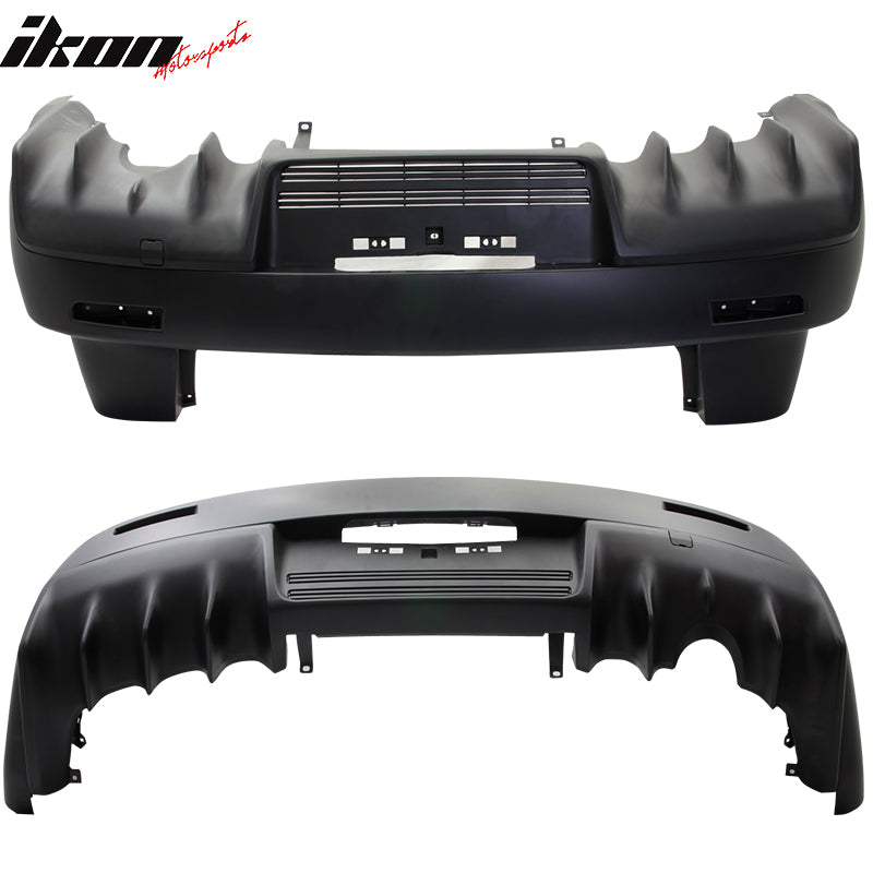 Fits 08-15 Mitsubishi Lancer EVO X Style Rear Bumper Conversion Cover Fascia PP