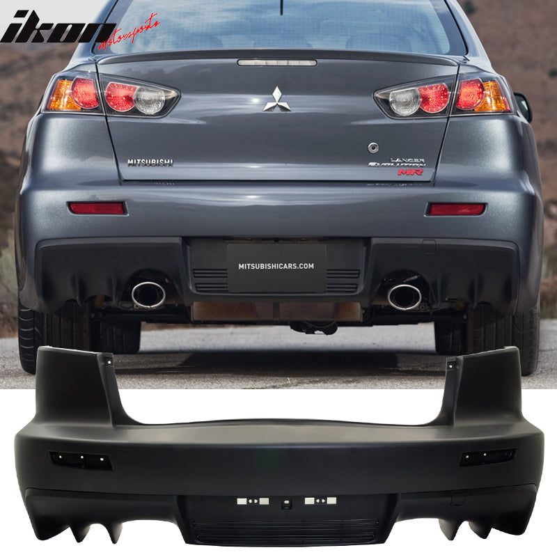 2008-2015 Mitsubishi Lancer EVO X Style Rear Bumper Cover PP