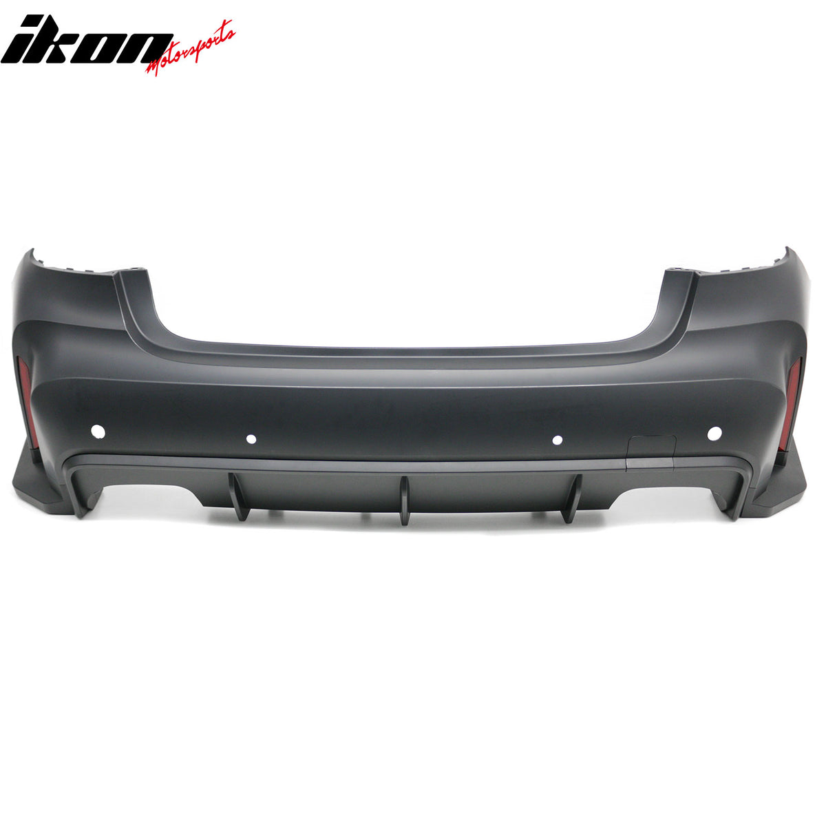 Fits 19-22 BMW G20 M3 Style Front Rear Bumper for Retangular Tips + Side Skirts