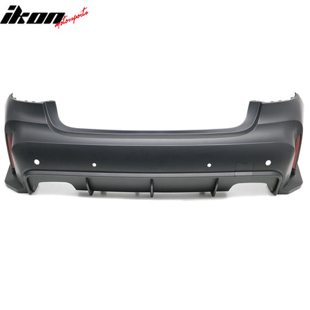 Fits 19-22 BMW G20 M3 Style Front Rear Bumper for Retangular Tips + Side Skirts