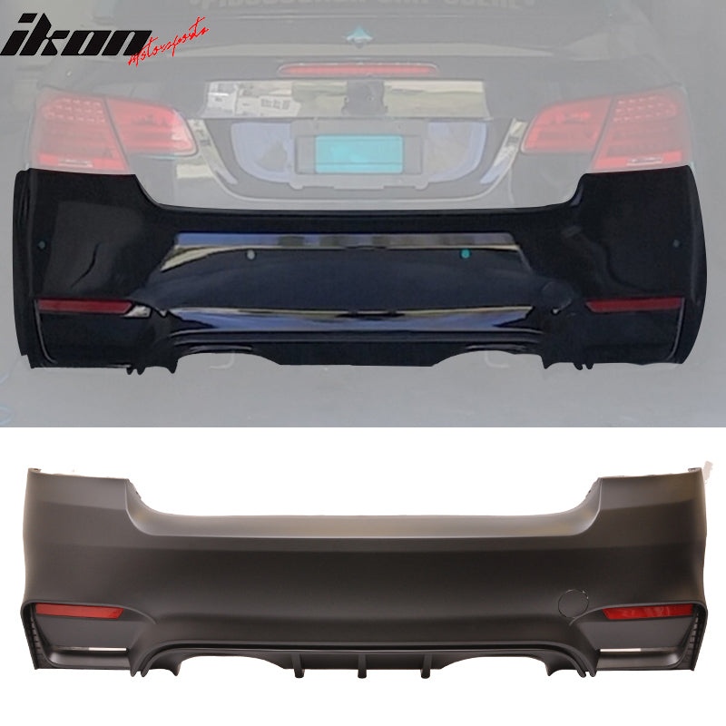 2007-2013 BMW E92 2Dr M4 Style Unpainted Rear Bumper Cover Conversion