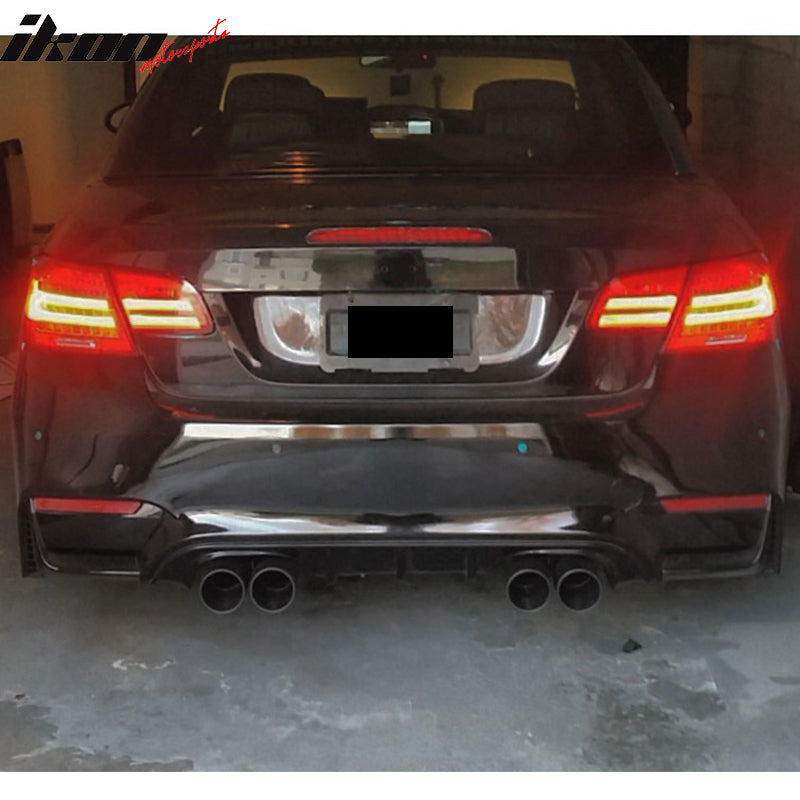 Rear Bumper Cover Compatible With 2007-2013 E92, 2Dr M4 Style Conversion Rear Bumper Conversion Polypropylene PP by IKON MOTORSPORTS, 2008 2009 2010 2011 2012