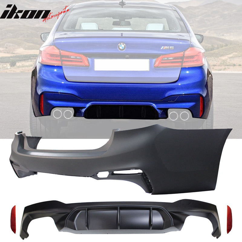 2017-2020 BMW G30 Sedan M5 Style Rear Bumper Cover Conversion PP