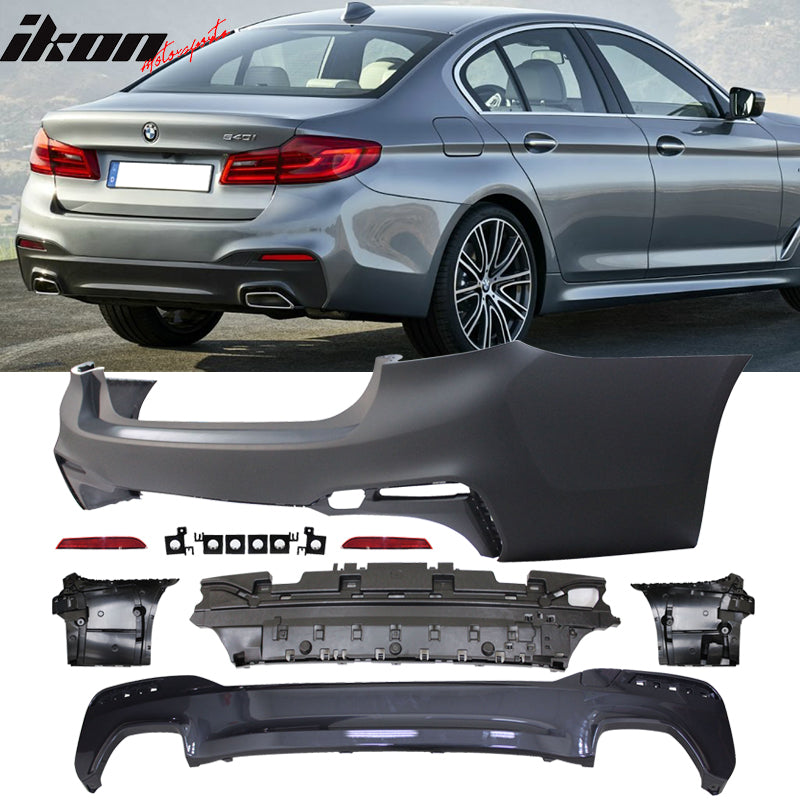 2017-2020 BMW 5 Series G30 MT Rear Bumper Cover Replacement PP