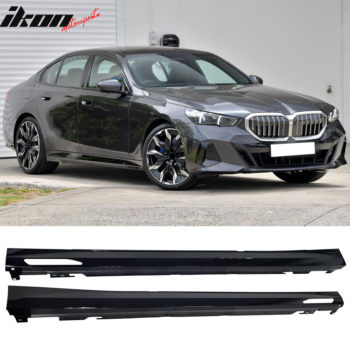 Fits 24-26 BMW G60 M Sport Front & M60 Rear Bumper Conversion + MP Rocker Panel