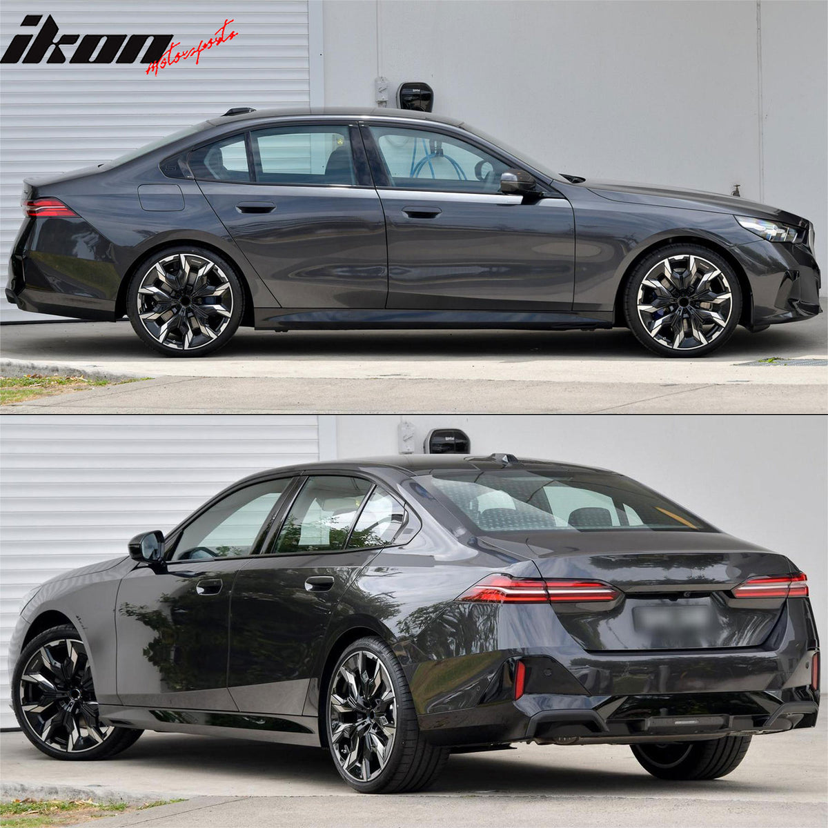 Fits 24-26 BMW G60 M Sport Front & M60 Rear Bumper Conversion + MP Rocker Panel