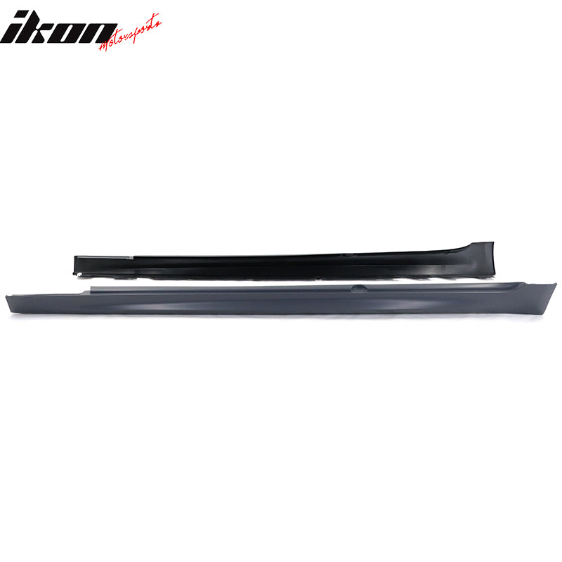 Fits 17-23 BMW 5 Series G30 MP Style 4PCS Side Skirts Extension Panel W/Sills