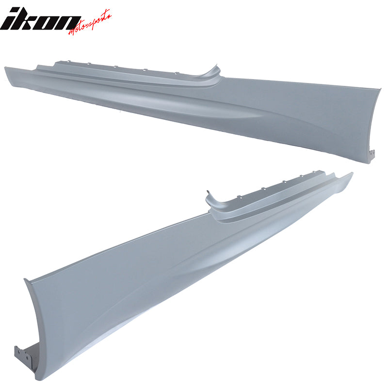 Compatible With 2007-2013 BMW E92 E93 3-Series Coupe, M3 Style PP Side Skirts Extension Panels Pair by IKON MOTORSPORTS