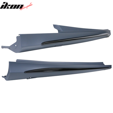 Fits 15-18 Mercedes-Benz W205 C-Class C63 AMG Style Side Skirts Rocker Panel 2PC