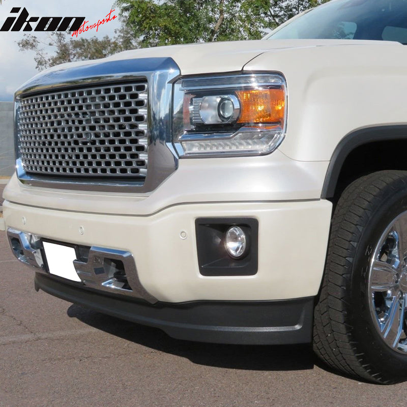 Front Skid Plate Compatible With 2014-2015 GMC Sierra 1500, Front Under Bumper Skid Plate Protective Armor Engine Undercover by IKON MOTORSPORTS