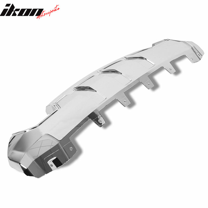 Fits 16-18 GMC Sierra 1500 Chrome Front Bumper Impact Bar Skid Plate Panel Cover