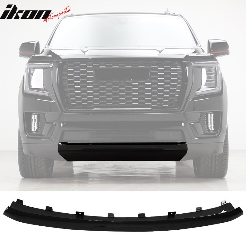 2021-2023 GMC Yukon Front Bumper Impact Bar Skid Plate Gloss Black