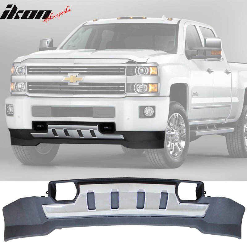 2015-2018 Chevy Silverado 2500 3500 HD Chrome Front Bumper Skid Plate