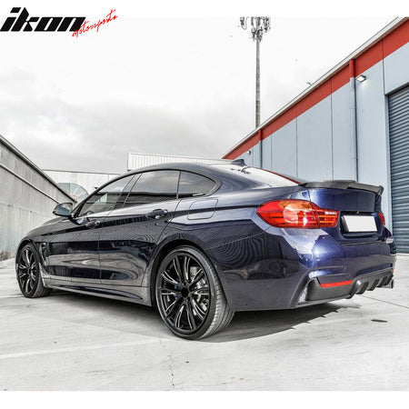 Fits 14-20 BMW F32 428i 430i M Performance Rear Bumper Lip Single Dual Exhaust