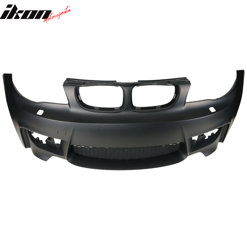 Fits 07-13 BMW 1 Series E82 1M Style No PDC Front Bumper Cover w Fog Lights PP
