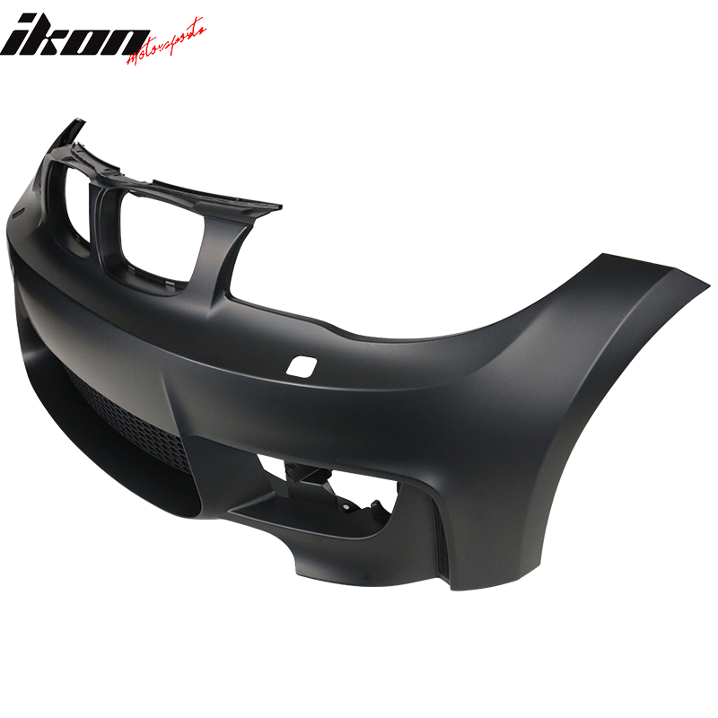 Fits 07-13 BMW 1 Series E82 E87 1M Style No PDC Front Bumper Cover - PP