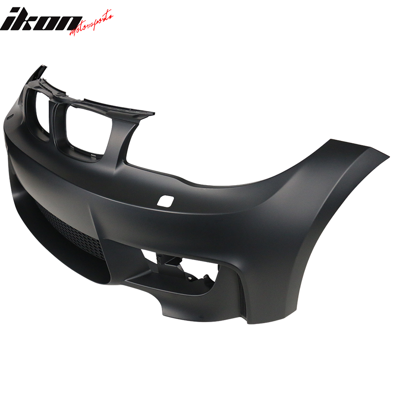 Fits 07-13 BMW 1 Series E82 E87 1M Style No PDC Front Bumper Cover Conversion PP