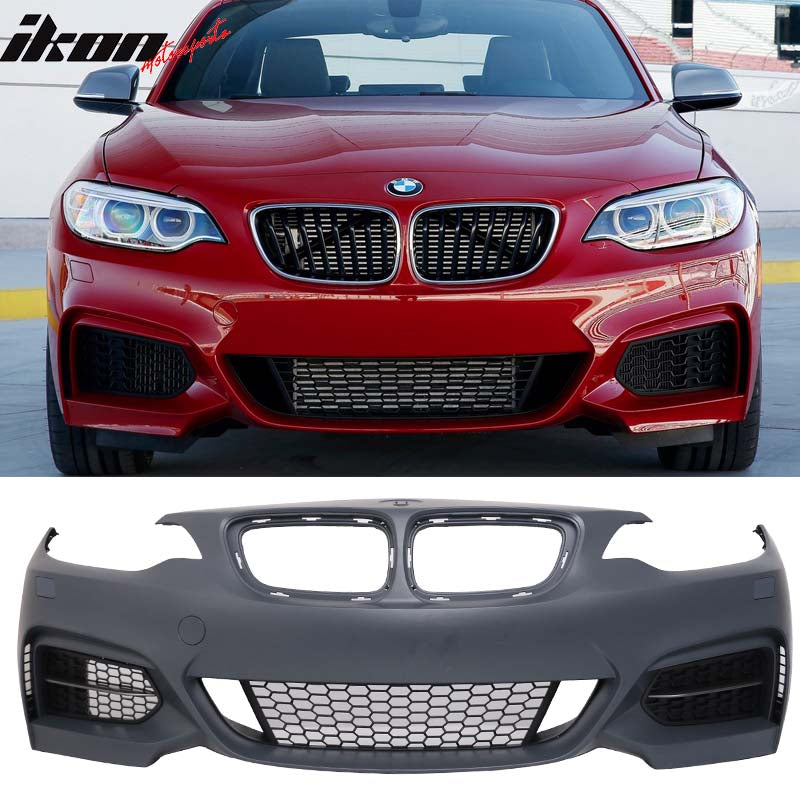 2014-2021 BMW F22 F23 2 Series M Sport Style PP Front Bumper Cover