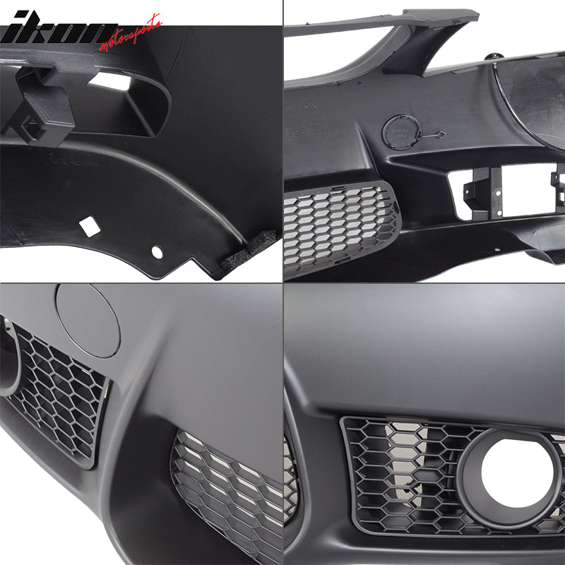 Fits 09-11 BMW E90 3-Series M3 Style PP Front Bumper Cover + 2PCS Fog lights