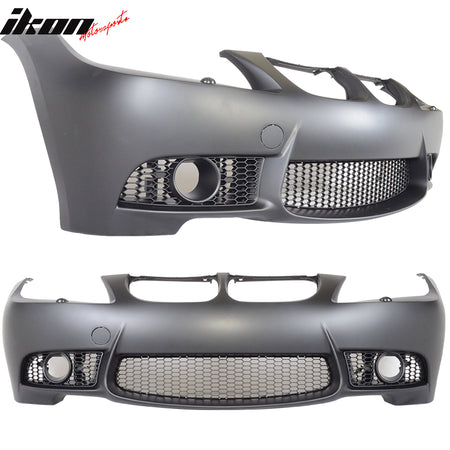 Fits 09-11 BMW E90 3-Series M3 Style PP Front Bumper Cover + 2PCS Fog lights