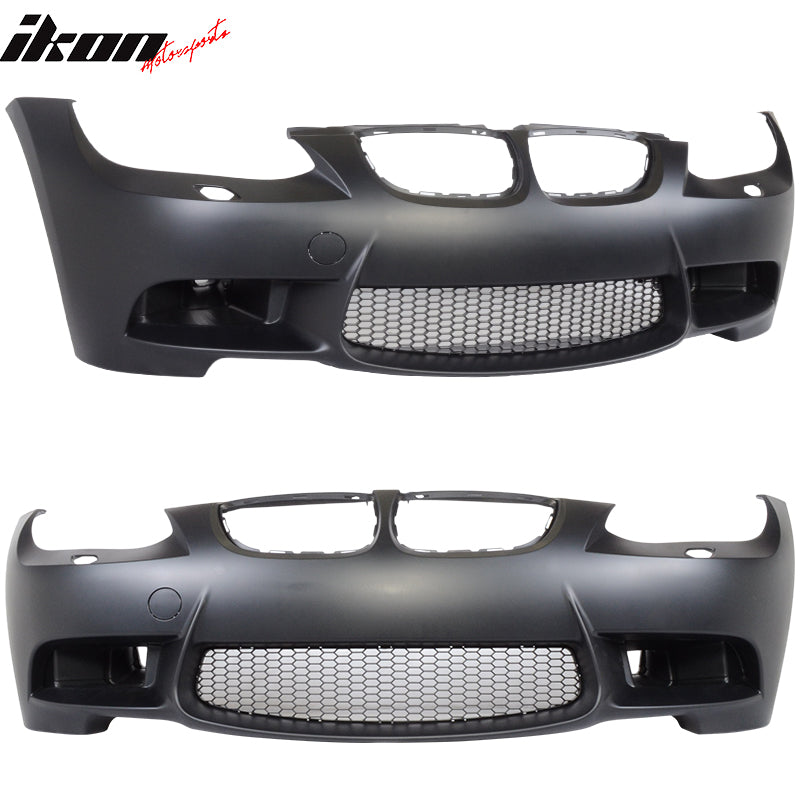 Fits 07-10 BMW E92 E93 3 Series Coupe M3 Style Front Bumper Cover Kit W/Air Duct