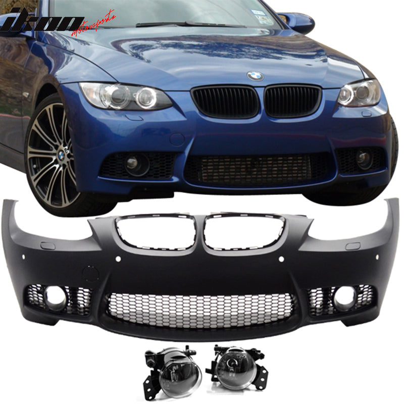 Fits 07-10 E92 E93 M3 PDC Only Front Bumper + Foglight Fog Lamp