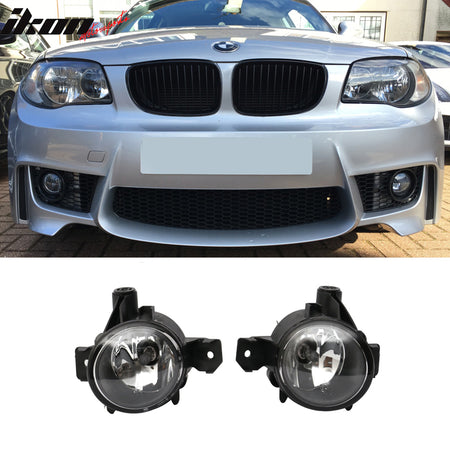 Fits 07-13 BMW 1 Series E82 1M Style No PDC Front Bumper Cover w Fog Lights PP