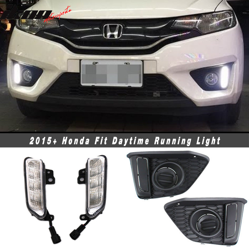 2015-2016 Honda Fit Jazz USDM DRL LED Daytime Running Light Fog Lamp