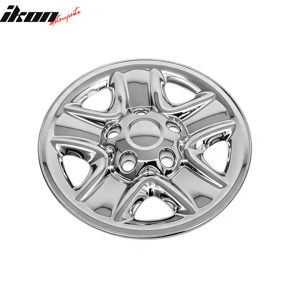 Fits 07-21 Toyota Tundra 18" Wheel Covers Hubcaps Rim Chrome Plastic 4PCS Set